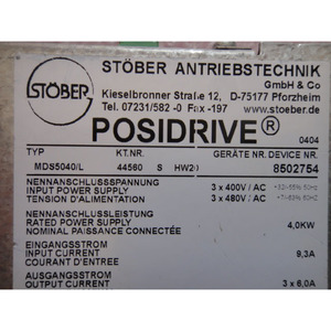 Variateur de vitesse STOBER MDS5040L SEA5000 CAN5000 - Product Image 4