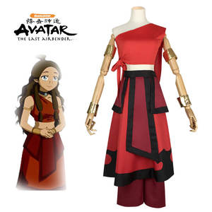 Anime <span class=keywords><strong>Avatar</strong></span> l'ultimo Airbender Katara Fire Nation Aang Cosplay Costume per donne adulte Halloween carnevale vestiti di alta qualità - Product Image 4