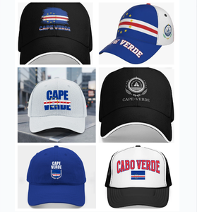 Casquette de baseball personnalisée avec emblème national du <span class=keywords><strong>Cap</strong></span>-<span class=keywords><strong>Vert</strong></span> imprimé sur le côté, en tissu respirant, casquette de sport incurvée pour les trajets quotidiens et les <span class=keywords><strong>vacances</strong></span> à la plage - Product Image 1