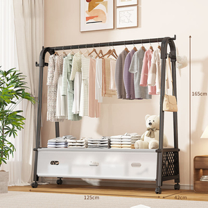 Acrylic Clothes Hanger Clothes Storage <b>Rack</b> Clear Display for Boutique - Product Image 5
