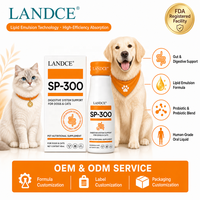 Landce Probiotiques Liquides pour Chiens et Chats, Émulsion Postbiotique, Glutamine, Gastrite, Réparation Intestinale, Vente en Gros, OEM, ODM, Complément Alimentaire pour Animaux