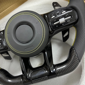 Nuevo Kit de Mejora de Volante de Fibra de Carbono <span class=keywords><strong>AMG</strong></span> para <span class=keywords><strong>Mercedes</strong></span> Clase C/E/S, ML320, CLS300, C200, GLK, Volante <span class=keywords><strong>Mercedes</strong></span> C300 - Product Image 2