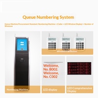 Système d'appel de file d'attente tout-en-un sans fil à écran tactile Entheng pour banques et cliniques ; Écran LCD de distribution de numéros en libre-service