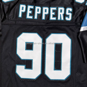 Pronto per la spedizione Julius peperoni neri di ritorno al passato della migliore qualità cucita maglia da Football americano - Product Image 1