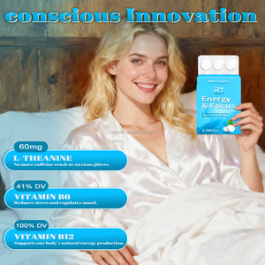 OEM zecche compresse vitamina energia Gummies energia menta piperita potenziatore per donne uomini adulti vitamina B6 B12 - Product Image 2