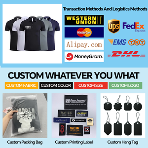 Chemise de rue tendance pour homme personnalisée. Tricoté 100% coton. Logo personnalisé vierge et solide. Séchage rapide. Manches courtes. Nouveau - Product Image 4