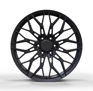 Nouvelles jantes de course en alliage d'aluminium forgé 18-19 pouces 5x120 PCD ET 35 mm finition noire design multi-branches - Product Image 2