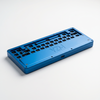 Boîtier de clavier mécanique usiné CNC sur mesure, touches en aluminium anodisé, service d'usinage de haute précision pour clavier DIY