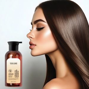 Shampoo hydratant à l'huile d'argan biologique YOGI CARE, shampooing nourrissant et hydratant pour cheveux secs - Product Image 1