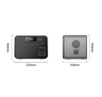 Générateur d'énergie solaire LiFePO4 300W 288Wh avec entrée solaire et sorties AC/DC/USB pour l'extérieur et la sauvegarde à domicile