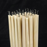 Vente directe d'usine Crochet en bois pour perruque Accessoires pour cheveux Plusieurs tailles Aiguille à crocheter Outils de coiffure