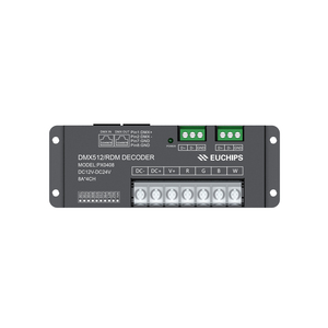 Controlador DMX Original EUCHIPS PX0408, Entrada de Bajo Voltaje, Control RGBW, Decodificador DMX512 de Voltaje Constante, Garantía de 3 Años - Product Image 3