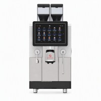 Machine à café professionnelle avec double chaudière en acier inoxydable, pression de 15 bars, avec conduites d'eau chaude et de vapeur