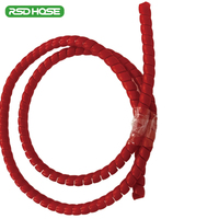 Funda protectora de cable de polipropileno de cualquier color y tamaño PP Guard Spiral Wrap para manguera hidráulica