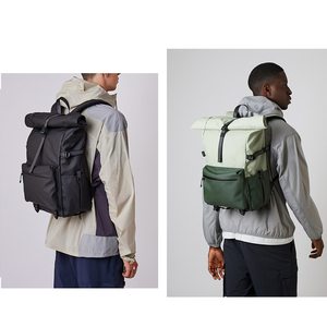 2025 thiết kế mới không thấm nước công suất lớn du lịch máy tính xách tay Ba lô cho Nam giới văn phòng kinh doanh sinh viên ngoài trời cuộn túi hàng đầu - Product Image 2