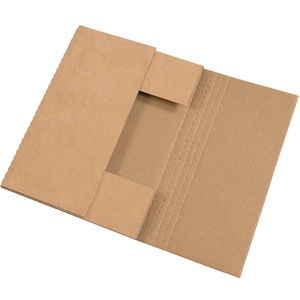 <span class=keywords><strong>Deluxe</strong></span> Kraft Easy Fold Corrugado Mailer Box Libro Catálogo Foto Económico Kraft Bookfolds Carpeta de una pieza - Product Image 2