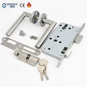 Ce En 12209 Euro Brandwerende Duitse Deurslot Building Hardware Brandwerende Sash Insteekslot Lockset