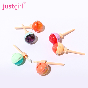 Baume à lèvres vendeur ensemble liquide Tube rose fruité baume à lèvres <span class=keywords><strong>Justgirl</strong></span> vente en gros mignon personnalisé propre Logo naturel rond enfants filles enfants - Product Image 4