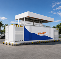 Station-service conteneurisée 40 pieds 50 000 L en gros d'usine – Unité complète de distribution de carburant avec réservoir autoportant