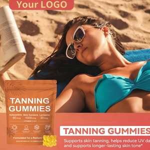 MOQ 100 pièces – Complément alimentaire personnalisé avec logo privé pour un <span class=keywords><strong>bronzage</strong></span> naturel : Gommes bronzantes à l'astaxanthine, bêta-carotène et lycopène - Product Image 4