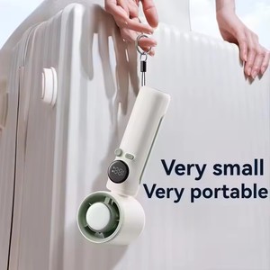 1-100단 속도 조절 휴대용 미니 터보 팬 4000mAh USB 여행용 충전식 전기 블로워 브러시리스 모터 아이스 쿨링 팬 - Product Image 6