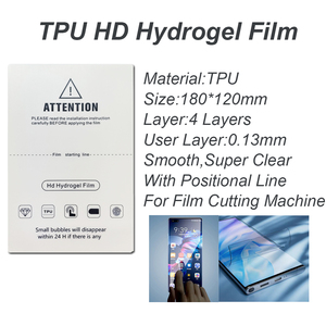 Suministro directo de fábrica FONLYU HD TPU Película de <span class=keywords><strong>hidrogel</strong></span> Películas Hoja hidráulica Teléfono móvil Protectores de pantalla curvos Películas - Product Image 5