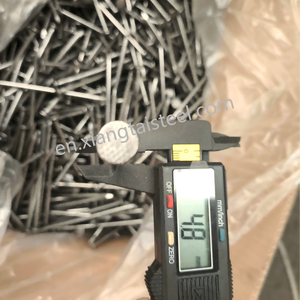 8 Zoll Common Galvani zed Steel <span class=keywords><strong>Masonry</strong></span> <span class=keywords><strong>Nails</strong></span> Glatter Schaft geriffelter Ring Spiral Barbed Diamond Point Pack Karton - Product Image 2