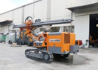 ZGYX 430-1 Meilleures ventes Foreuse à trous de dynamitage montée sur chenilles avec compresseur séparé pour l'exploitation minière, machine de forage DTH
