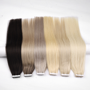 Extensions de cheveux Remy chinois 100% naturels, alignées sur la cuticule, double épaisseur, douces, sans perte, couleur claire, lisses, vente en gros - Product Image 5