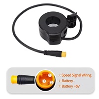 Accélérateur à pouce 130X pour vélo électrique, accessoires de contrôle de vitesse, connecteur étanche pour trottinettes électriques