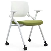 Chaise à dossier d'entraînement de conférence, vente en gros d'usine table d'apprentissage pour adulte et chaise de bureau de conférence intégrée