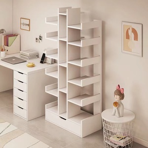 Kệ sách phòng khách đơn giản nhiều lớp Kệ hạ cánh phòng học sinh viên nhỏ trưng bày kệ lưu trữ kệ lưu trữ container - Product Image 2