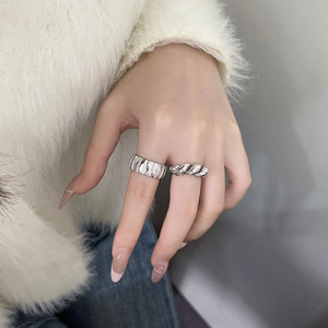 Anillo geométrico de plata de ley Yinruitai S925 para mujer JZ821 JZ819, joyería de regalo - Product Image 3