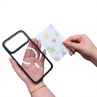 Coque de téléphone magnétique DIY avec motif imprimé personnalisé, dos transparent remplaçable, aimant puissant, compatible iPhone 17 18 Pro