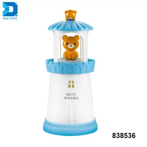 high quality cheap gift cute cartoon lighthouse night table lamp for children