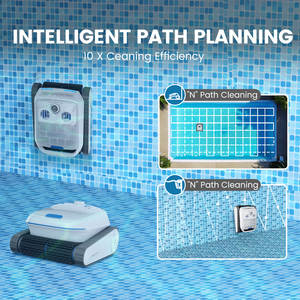 AIRROBO APP Control <span class=keywords><strong>Robot</strong></span> piscina robótica Máquina automática Herramientas de limpieza inalámbricas Skimmer natación aspiradora <span class=keywords><strong>Robot</strong></span> limpiador de piscinas - Product Image 6