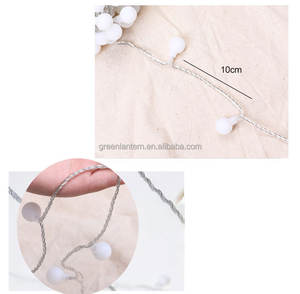 En plein air <span class=keywords><strong>Guirlande</strong></span> Blanc Chaud Imperméable À L'eau 10m 100 led De Noël Arbre Décoratif Fée Lumière Mini LED Globe Chaîne de Boule de Lumière - Product Image 5