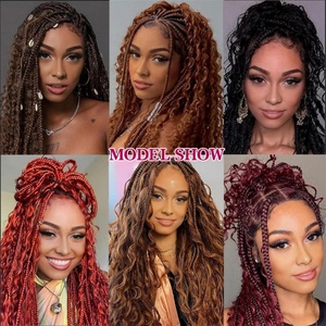 Vente d'usine Puddinghair - Extensions de cheveux humains vierges naturels 12A en vrac # Cheveux humains ondulés souples 613 sans trame pour tressage - Product Image 6