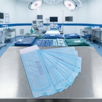 Pochette de stérilisation auto-scellante Medcolor MC-ZF à triple bande de scellage, double indicateur, qualité médicale, certifiée CE/ISO13485