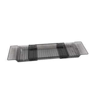 Bathroom Shelf Retractable Bathtub Storage Board 60X70cm Suction Mounted With Drain For Bathroom Use - Product Image 5