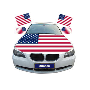 2024, лидер продаж, быстрая доставка, дешевая ткань из спандекса с индивидуальным принтом, логотип для всех стран мира, автомобильный капот, флаг - Product Image 4