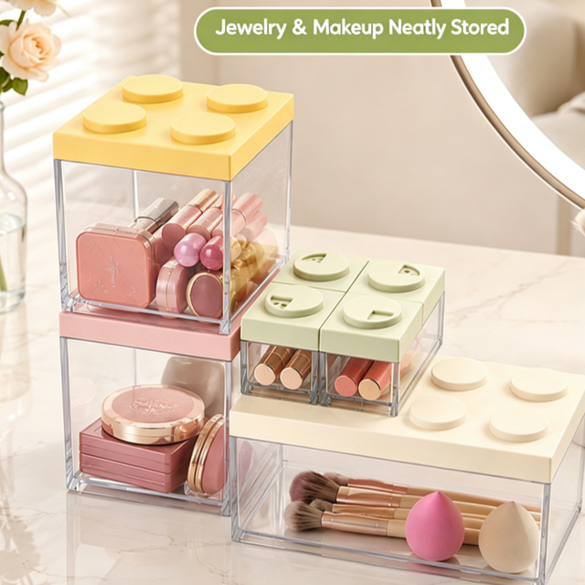 WONFUN Plastic Stackable Transparent Food Storage Box Modern Design Clear Storage Case for Home Use