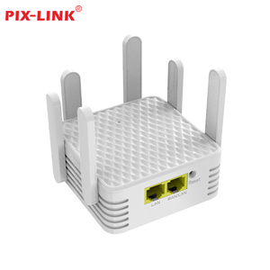 PIX-LINK WR57Q Amplificateur de signal WiFi double bande 2,4 GHz 300 Mbps et répéteur de réseau avec <span class=keywords><strong>6</strong></span> antennes et prise en charge WPS - Product Image 2