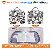 Étui de Bible personnalisé en gros avec fermeture éclair, Housse de protection pour livre de voyage, Sac de transport pour Bible au design haut de gamme