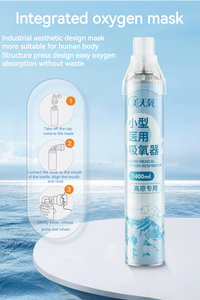 Bouteille d'<span class=keywords><strong>oxygène</strong></span> portable de 1400 ml <span class=keywords><strong>haute</strong></span> pression certifiée TPED pour <span class=keywords><strong>masque</strong></span> facial - Product Image 6
