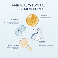 Divasea Shampooing Professionnel Réparateur Protection Couleur à l'Huile d'Argan, Kératine et Vitamine E, Sans Sulfate, Soin pour Cheveux Teints et Abîmés 500ml