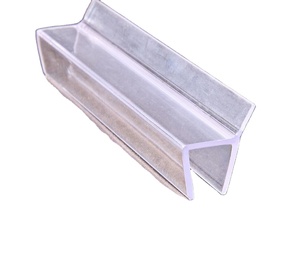 Milieuvriendelijke P880ws Deurvenster & Accessoires Dual Durometer Pvc Afdichting En Strip Voor Bodem Show Glazen Deur - Product Image 1
