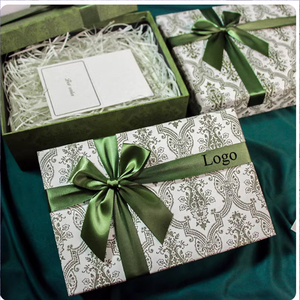 Boîte-cadeau <span class=keywords><strong>et</strong></span> sac d'emballage cosmétique de luxe rigides en papier personnalisés en gros, avec kit de rubans - Product Image 1