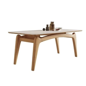 <span class=keywords><strong>Tavolo</strong></span> Moderno e Semplice con Piano <span class=keywords><strong>in</strong></span> Pietra, <span class=keywords><strong>per</strong></span> Uso Commerciale, Alberghiero e Domestico, con Gambe <span class=keywords><strong>in</strong></span> <span class=keywords><strong>Legno</strong></span> Massello - Product Image 1