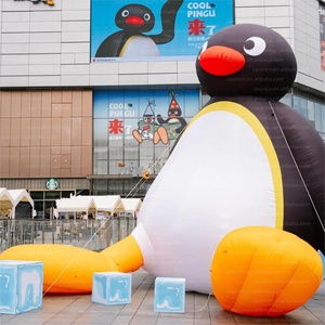 Modèle de pingouin géant gonflable personnalisé avec logo, personnage de dessin animé Oxford pour la décoration de centre commercial / <span class=keywords><strong>anniversaire</strong></span> / carnaval / boutique éphémère - Product Image 5